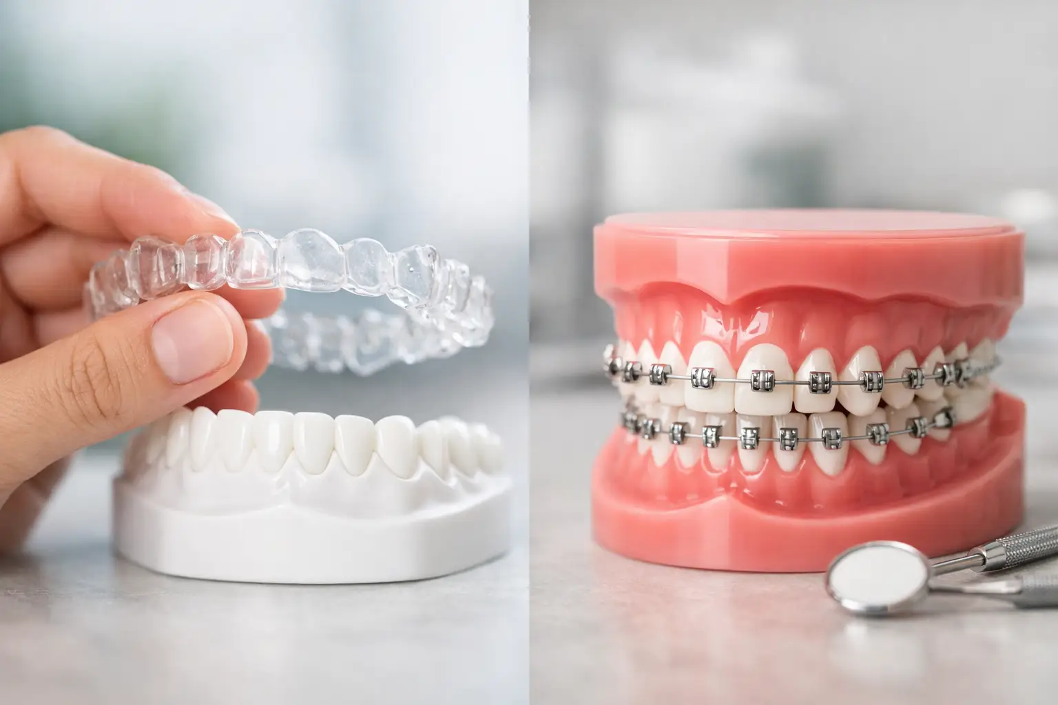Invisalign Versus Braces Treatment