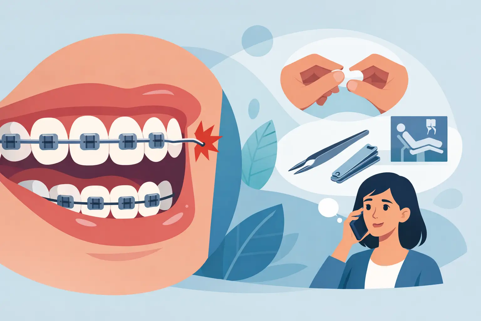 What to Do With Poking Braces Wire