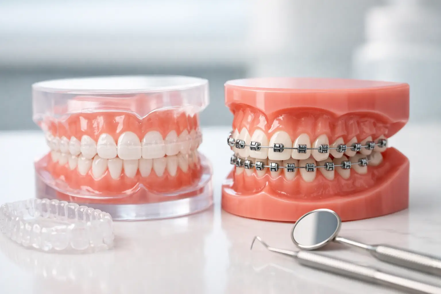Clear Braces Versus Metal Braces